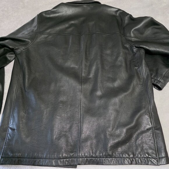 Roundtree And Yorke Men's Leather Jacket - Picture 3 of 9